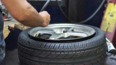 Lastik tamiri ve kaçak kontrolü Mehrali Otomotiv